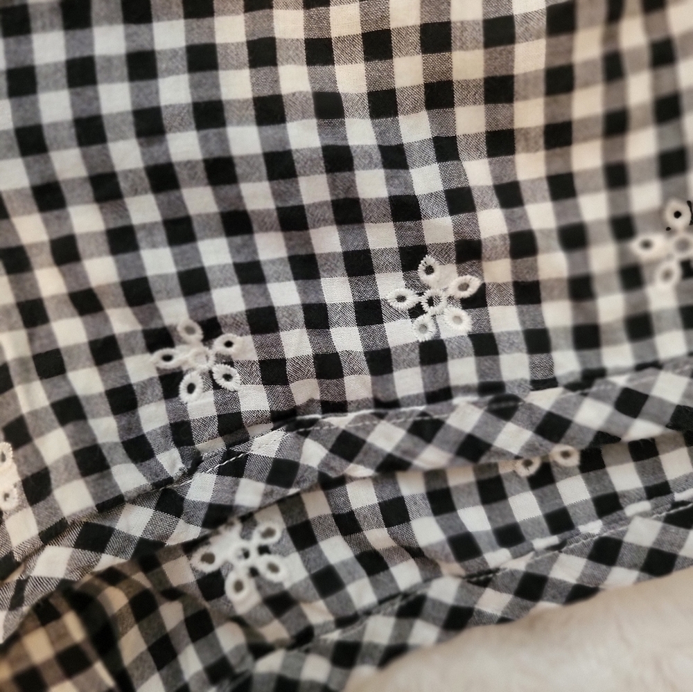Victoria's Secret Black and White Gingham Sleep Shorts - Picture 3 of 5